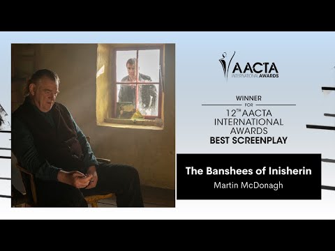 Martin McDonagh wins the 12th AACTA International Award for Best Screenplay in Film