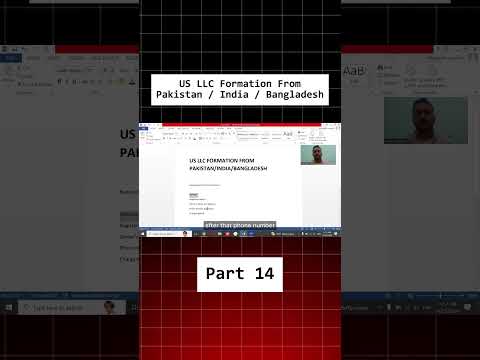 How to Form US LLC from Pakistan in 2025 | FREE Complete Guide Step by Step | Part 14