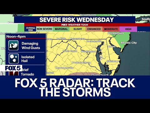 FOX 5 RADAR: TRACK THE STORMS  | FOX 5 DC