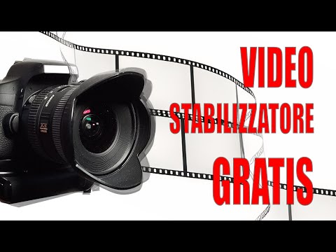 Stabilizzare video a costo zero, riprese video a mano libera, stabilizzatore gratis