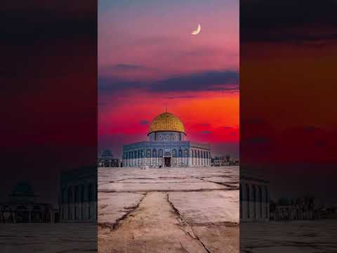 Beautiful recitation of Quran in masjid Aqsa ♥️| #qirat #explore #palestine #masjidalaqsa #jerusalem