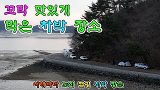 차박하며 먹기 좋은 간단한 막걸리 안주 꼬막 .. 얼릉와요  #노지캠핑 #노지캠핑장 #캠핑 #차박