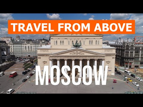 Moscow from drone | 4k video | Russia, Moscow from above