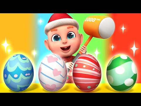 Christmas Surprise Eggs | Jingle Bells | Christmas Song | Rosoo Nursery Rhymes & Kids Songs