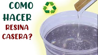 ♻️Cómo hacer RESINA CASERA?? funcional y economica.