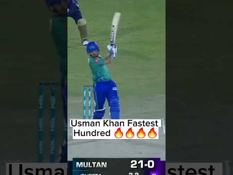 Usman Khan Batting Today 🔥 | Usman Khan Fastest Hundred In PSL 8 #psl8shorts #shorts #circketshorts