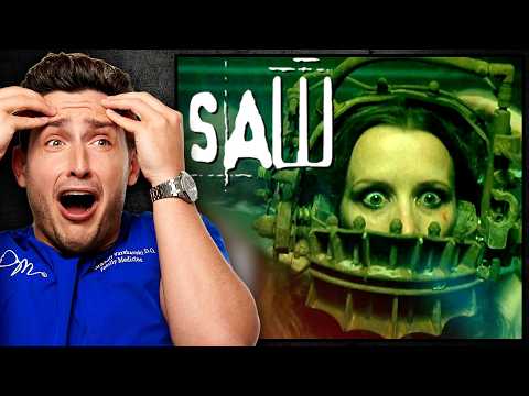 Doctor Reacts To SAW Movie "Injuries"