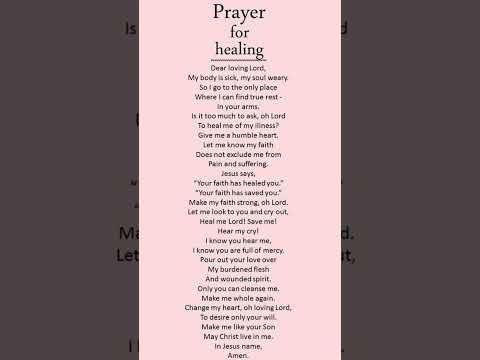 Prayer For Healing  #prayerforyou #pray #healingprayer #jesus #shorts