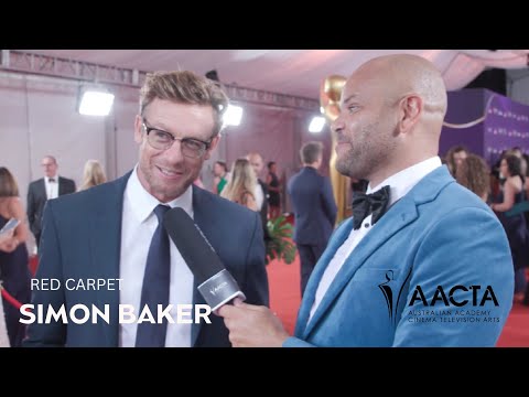 Simon Baker on the Red Carpet | 2024 AACTA Awards