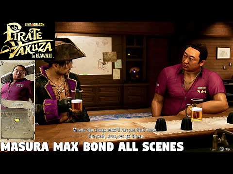 Masura Max Bond All Scenes - Like a Dragon Pirate Yakuza in Hawaii