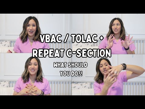 OBGYN EXPLAINS VBAC VS REPEAT C-SECTION | RISKS + BENEFITS