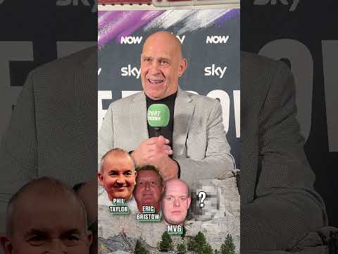 Russ Bray picks his darts Mount Rushmore