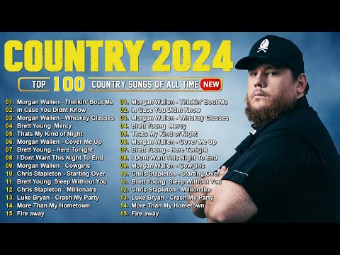 Luke Combs, Chris Stapleton, Luke Bryan, Morgan Wallen, Kane Brown 💕 Country Music Playlist 2024