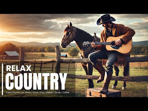 【Country Relax 1】Calm Playlist / for Relax / Work / Pop / Ballad / Study / Coffee 🤠🎶