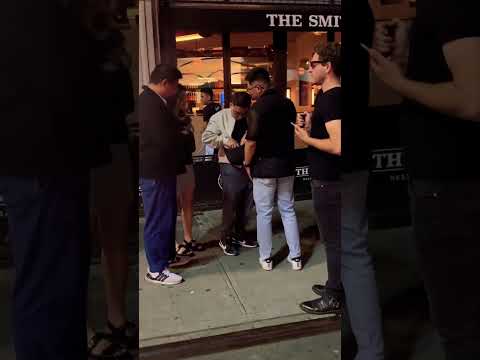 Fake security guard prank #funny #nyc ￼