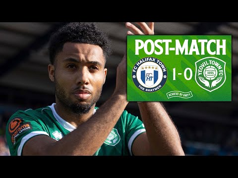 Post-Match | Marcel Lavinier | FC Halifax Town