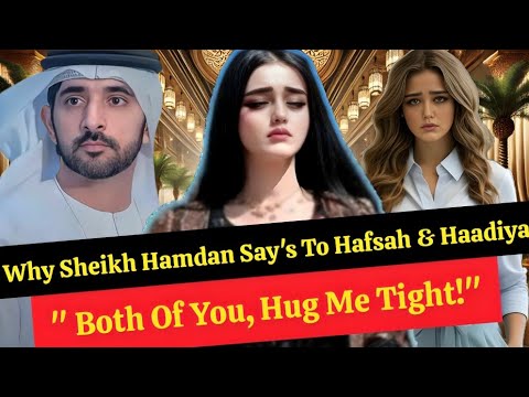 "Hug Me Tight!"Why Sheikh Hamdan Say's To Hafsah & Haadiya ?| Sheikh Hamdan | Fazza Prince of Dubai