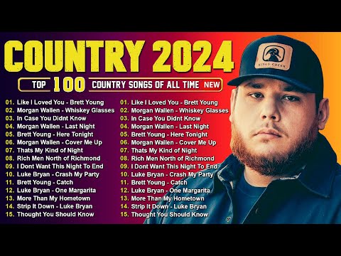 Country Music 2024 - Luke Combs, Kane Brown, Luke Bryan, Chris Stapleton, Brett Young, Morgan Wallen