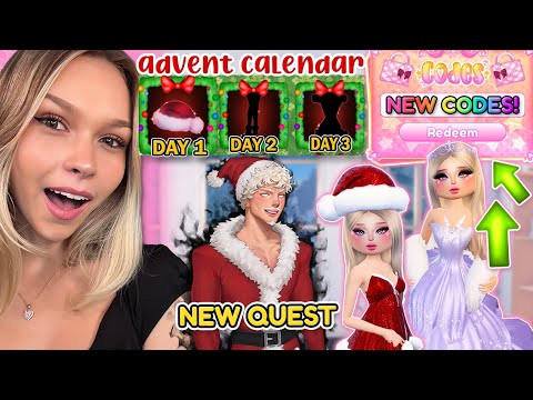 HUGE CHRISTMAS UPDATE! *NEW CODES* MANY NEW ITEMS, NEW QUEST DRESS TO IMPRESS