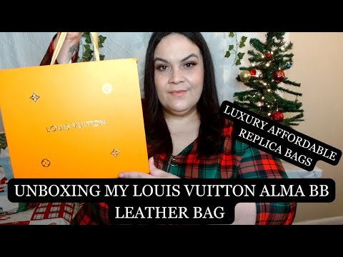 UNBOXING MY LOUIS VUITTON ALMA BB LEATHER BAG |LUXURY AFFORDABLE X-MAS GIFT | COLESTORE.RU