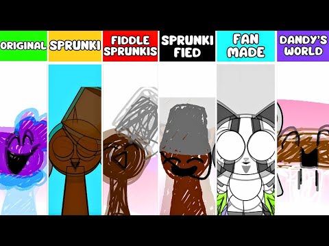 Fiddlebops OG VS Fiddlebops But SPRUNKI VS FiddleSprunkis VS Fanmade VS Sprunkified VS Dandy's World