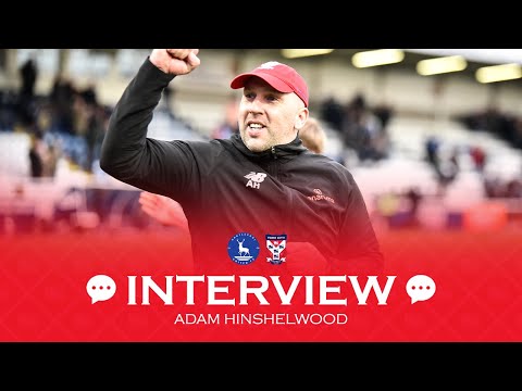 💬 Post Match Interview | Adam Hinshelwood | Hartlepool United