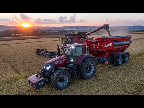 ❤️CASE IH Party on Moravia II❤️ OPTUM 300 CVX & PERARD Interbenne 27, CASE IH Axial-Flow 6140, 9120