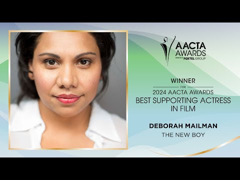 Deborah Mailman (The New Boy) wins the AACTA Award for Best Supporting Actress in Film