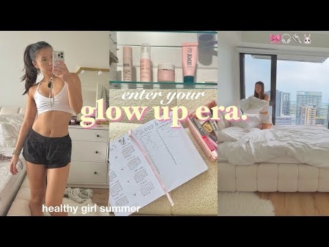 HEALTHY GIRL SUMMER GUIDE🐰 motivation tips, morning routine, mid year reset, aesthetic vlog