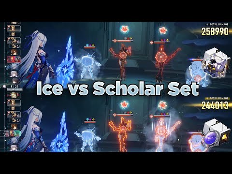 Scholar vs Ice Set Comparison for Jingliu