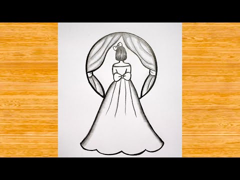 How to draw a princess Girl — Girl Drawing / How to draw a girl drawing / Drawing girl