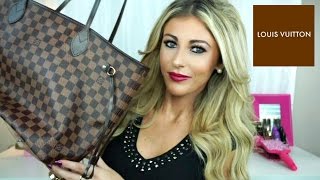 Louis Vuitton Damier Ebene Neverfull MM Unboxing/Review