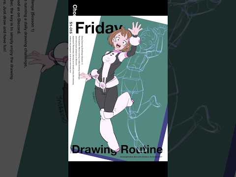 How to draw anime character (Drawing routine s1-015)  #drawing #howtodraw