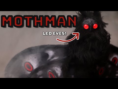 I Made MOTHMAN l DIY Art Doll Tutorial l Halloween Special