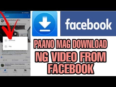 PAANO MAG DOWNLOAD NG VIDEO FROM FACEBOOK? | DIRECT SA GALLERY