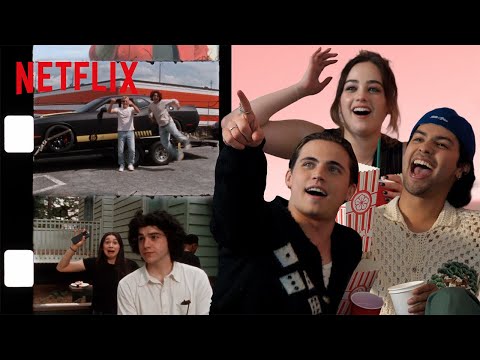 The Cobra Kai Cast Reacts to Behind-the-Scenes Photos for the First Time | Netflix