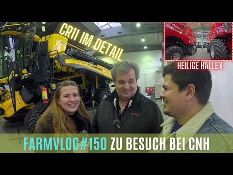 FarmVlog#150 Der GRÖßTE Mähdrescher der WELT... Wir schauen ihn an! / Zu Besuch bei CNH