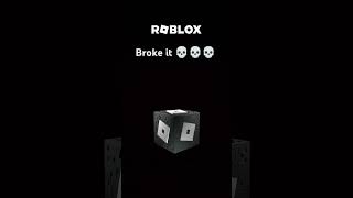 oops... #funny #broken #IbrokeIt #robloxvault #theynotlikeus #lol #ohmygawd #help