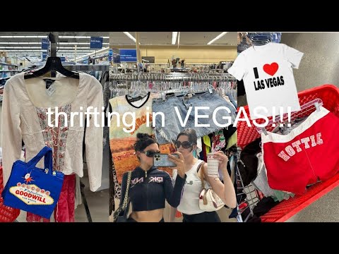 thrifting in VEGAS for 24 hours!!! (4 thrift stores in 1 day)