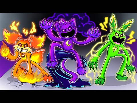 Poppy Playtime Chapter 3 Animation // POPPY PLAYTIME But They're ELEMENTAL! | Cartoon Games SM