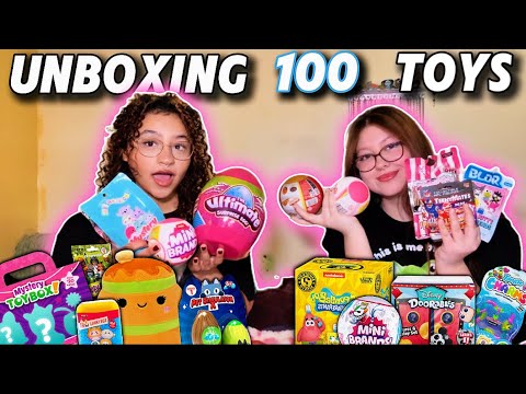 UNBOXING 100 MYSTERY TOYS