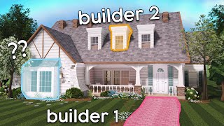 Can 9 BUILDERS Make a Bloxburg House Without Communicating?