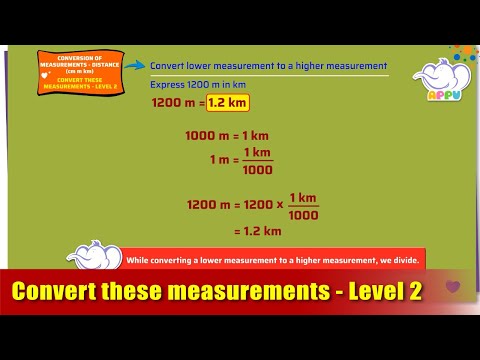 G5 - Module 13 - Ex 2 - Convert these measurements - Level 2 | Appu Series | Grade 5 Math Learning