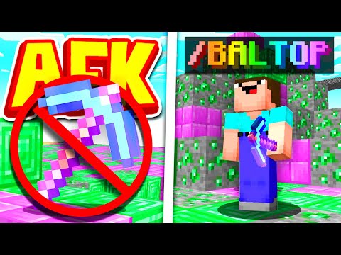 AFK MINE to become RICH without GETTING BANNED in MINECRAFT: PRISONS?! | Minecraft OP PRISON #5