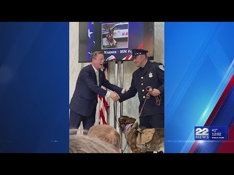 Retired Springfield K9 honored at national ceremony for his service