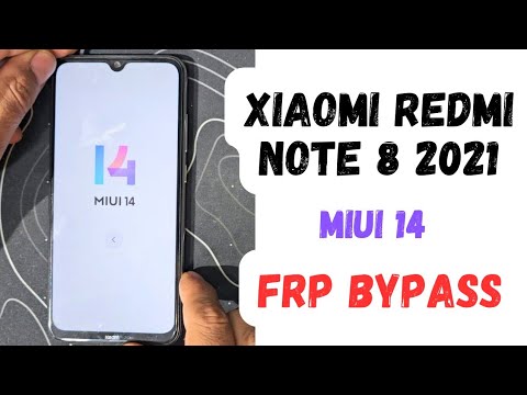 Xiaomi redmi note 8 2021 MTK frp bypass