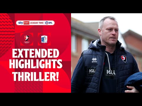 FIVE GOAL THRILLER! | Cheltenham Town v Barrow extended highlights