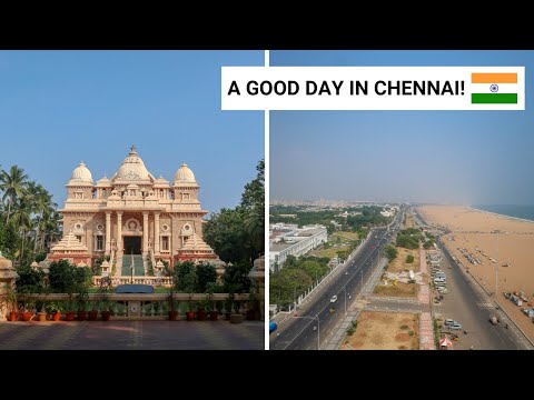 SURPRISED BY CHENNAI! Temple, Churches, St George Fort, Views & Beach. | Chennai Vlog