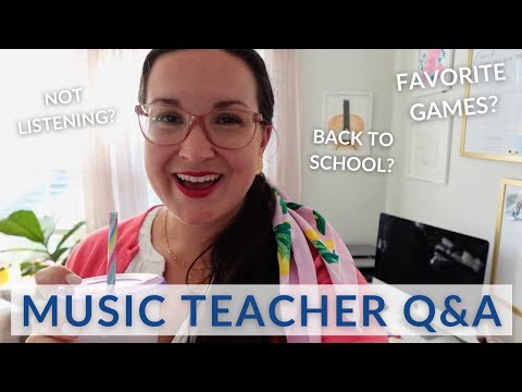 Music Teacher Q&A // Favorite games? Classroom management? Lesson planning?