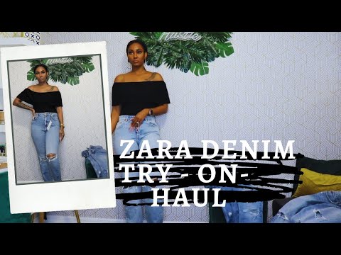 ZARA JEANS TRY -ON- HAUL | DENIM